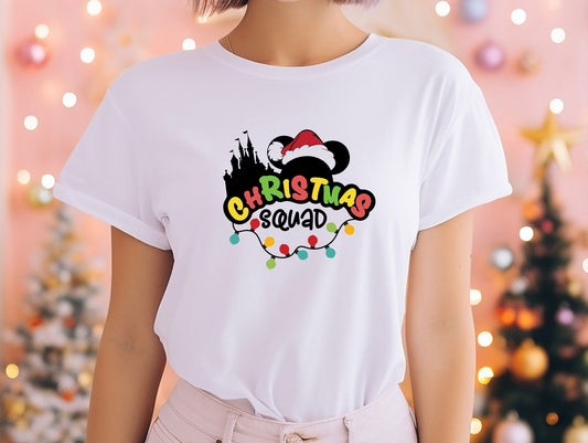 Disney Christmas Squad Shirt,Custom Disney Christmas Shirt,Mickey Minnie Christmas Shirt,Custom Family Disney Tshirt,Christmas Family Shirt