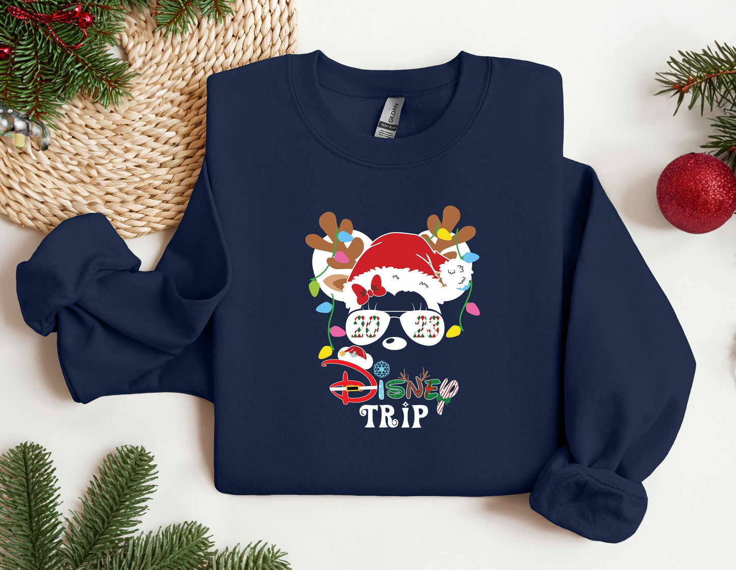 Christmas Disney Trip Sweatshirt, Trendy Sweatshirt, Disneyland Sweatshirt, Oversized Sweatshirt, Christmas Sweatshirt, Christmas Gift