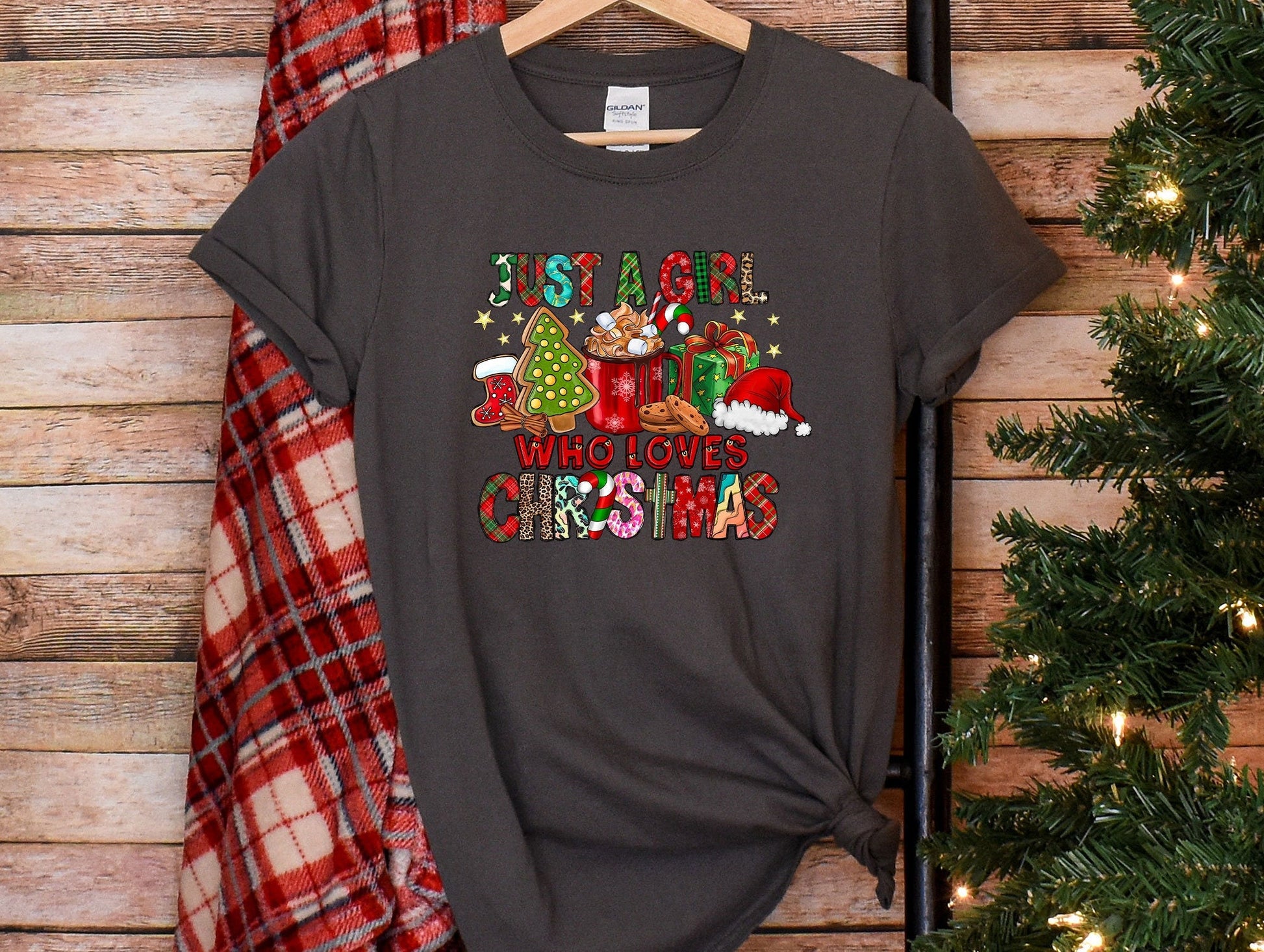 a t - shirt with a christmas message on it