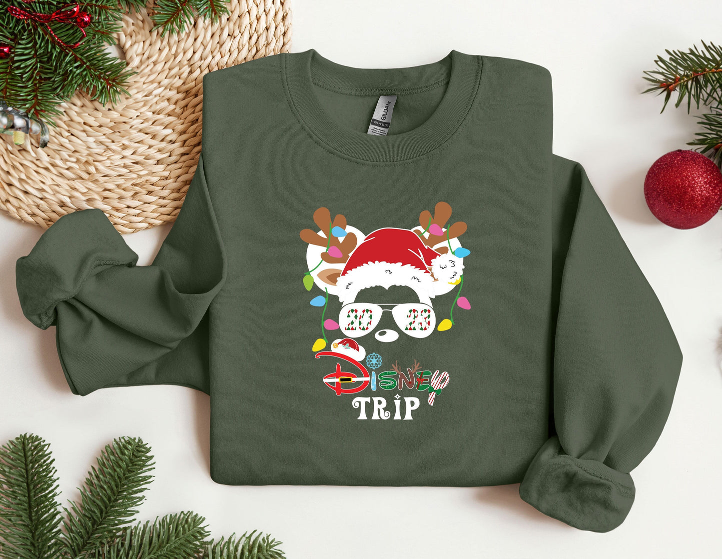 Christmas Disney Trip Sweatshirt, Trendy Sweatshirt, Disneyland Sweatshirt, Oversized Sweatshirt, Christmas Sweatshirt, Christmas Gift
