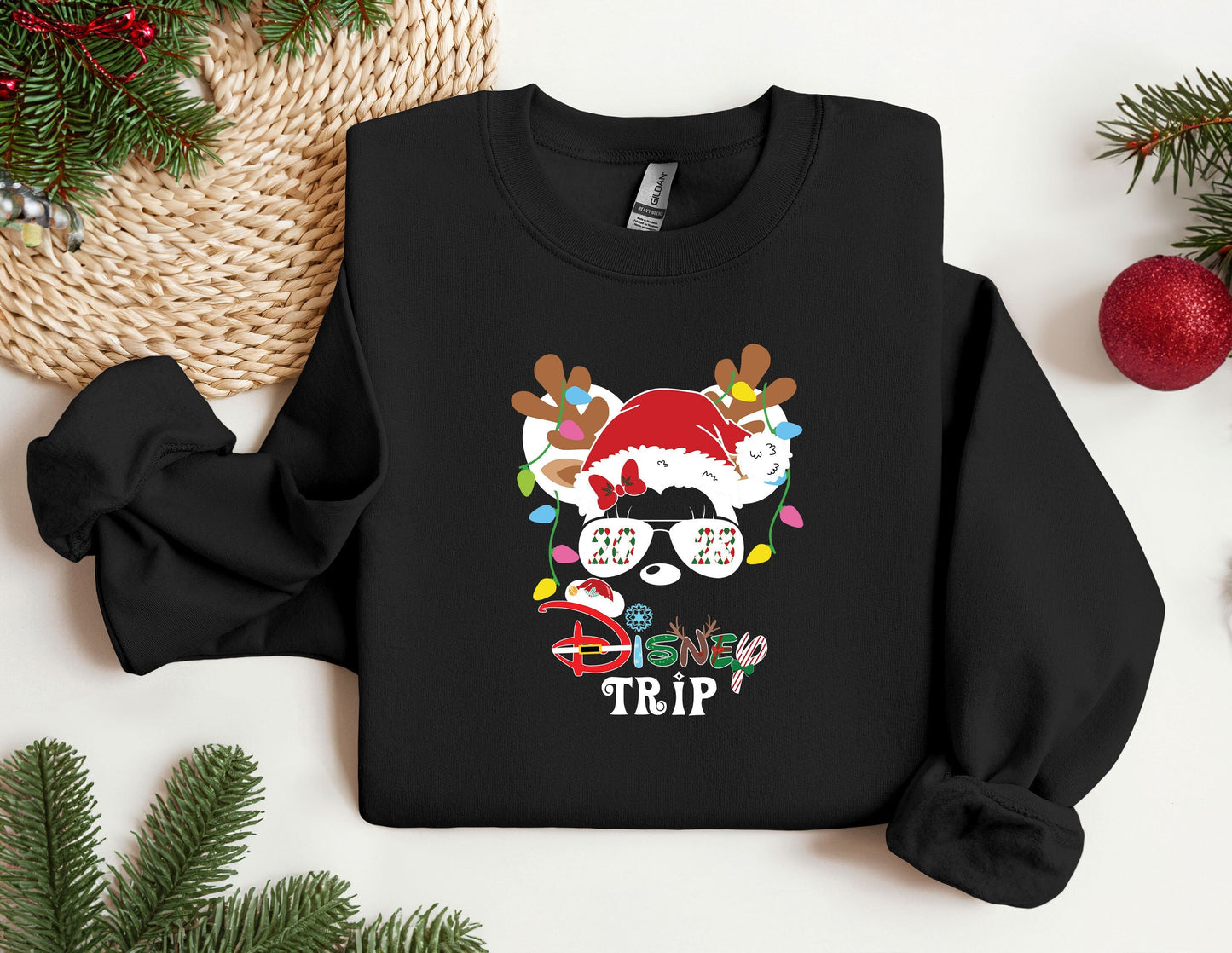 Christmas Disney Trip Sweatshirt, Trendy Sweatshirt, Disneyland Sweatshirt, Oversized Sweatshirt, Christmas Sweatshirt, Christmas Gift