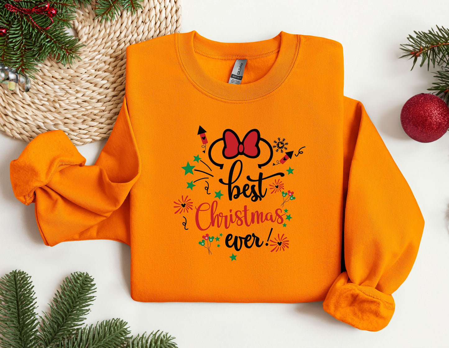 Christmas Disney Sweatshirt, Trendy Sweatshirt, Disneyland Sweatshirt, Oversized Sweatshirt, Christmas Sweatshirt, Christmas Gift