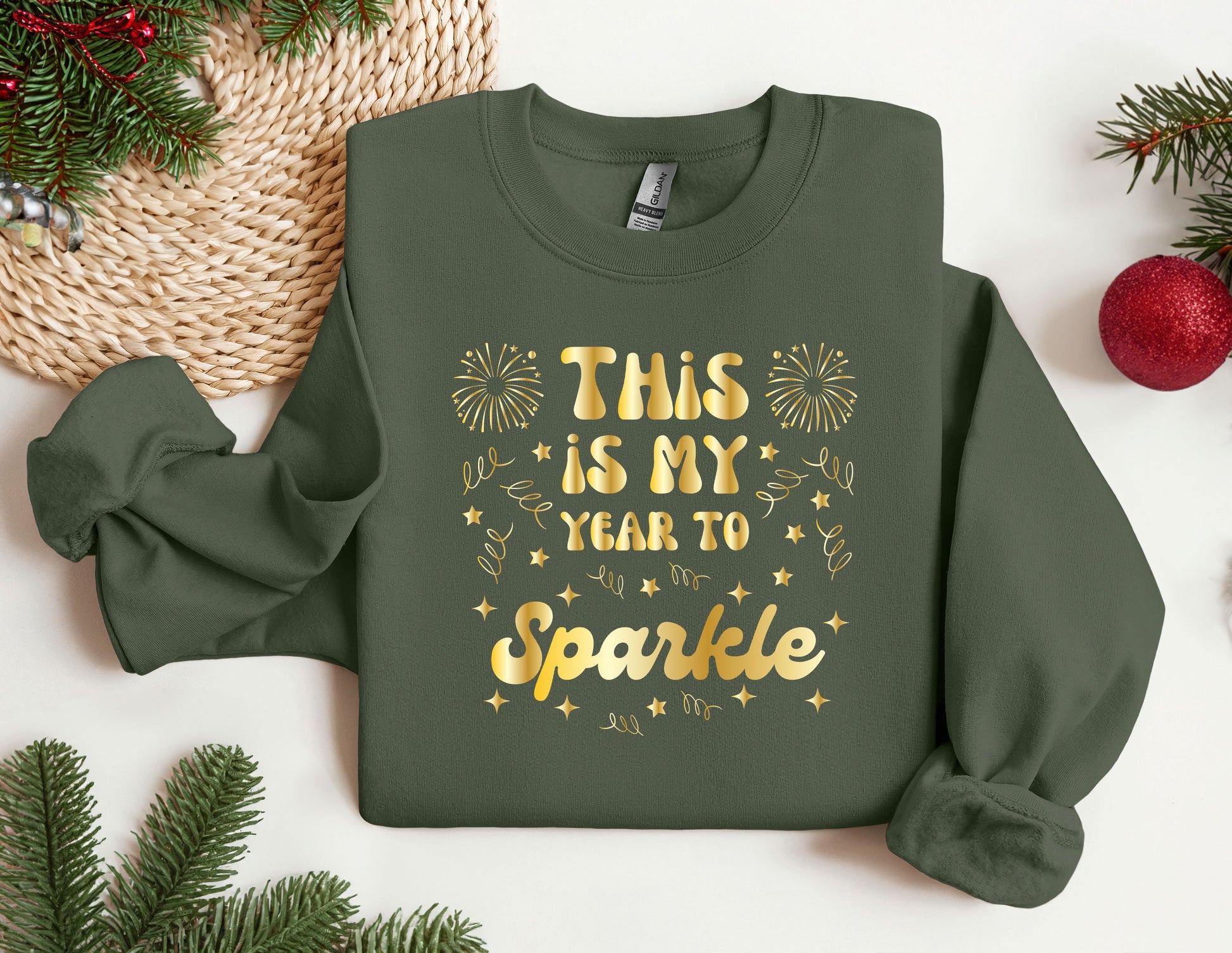 this is my year to sparkle sweatshirt